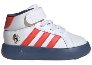 adidas Grand Court Disney Mickey Cloud White Bright Red Preloved Ink (IF4095)