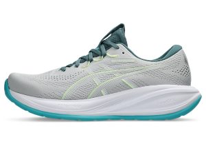 ASICS GEL-CUMULUS 28 “Cloud Grey / Energy Aqua” (1011C143-021)
