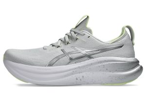 ASICS GEL-NIMBUS 28 PLATINUM “Platinum / Glow Green” (1011C310-020)