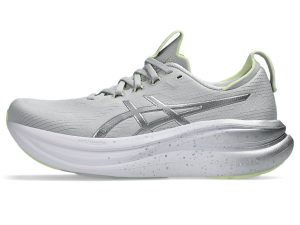 ASICS GEL-NIMBUS 28 PLATINUM “Platinum / Glow Green” (1012C068-020)