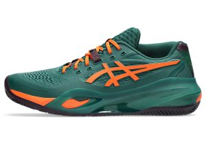 ASICS GEL-RESOLUTION X PADEL “Jewel Green / Energy Orange” (1041A492-300)