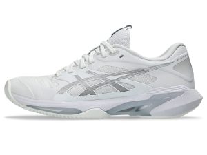 ASICS SOLUTION SPEED FF 4 CLAY “White / Pure Silver” (1042A305-101)
