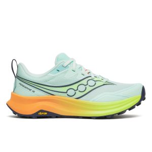 SAUCONY Peregrine 16 “Aqua / Citron” (S11066-130)