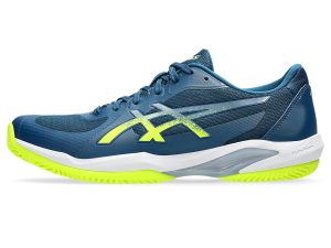 ASICS SOLUTION SWIFT FF 2 CLAY “Mako Blue / Safety Yellow” (1041A467-400)