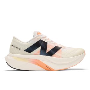 NEW BALANCE FuelCell SuperComp Elite v4 “White / Angora / Hot Mango” (WRCELCW4)