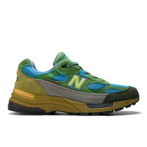 NEW BALANCE Salehe Bembury x New Balance 992 “ONLINE LIME / DUFFEL BAG” (U992SB)