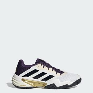 adidas Barricade 13 Core White Core Black Aurora Plum (JR1499)