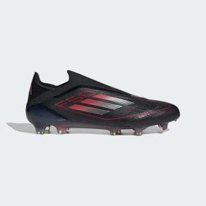 adidas F50 Elite Laceless FG Core Black Iron Metallic Lucid Red (IE1215)
