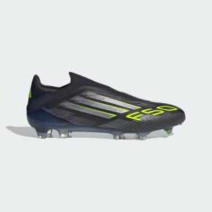 adidas F50 Elite Laceless FG Core Black Iron Metallic Lucid Lemon (JH7629)