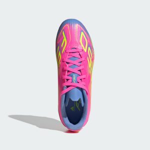 adidas F50 League FG/MG Lucid Pink Lucid Lemon Blue Fusion (IE3745)
