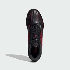 adidas F50 League Turf Core Black Iron Metallic Lucid Red (IE1232)