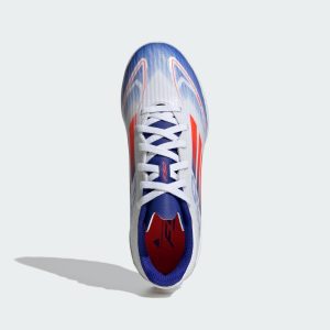 adidas F50 League Turf Cloud White Solar Red Lucid Blue (IF1372)