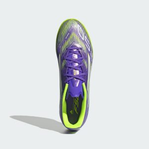 adidas F50 League TF Purple Rush Cloud White Lucid Lemon (JH7724)