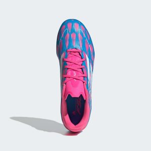 adidas F50 League Turf Solar Blue Cloud White Solar Pink (IF1336)