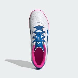 Adidas Goletto IX Turf Cleats GS “Cloud White / Bright Royal / Team Shock Pink 2” (JP5618)