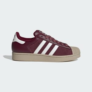 Adidas SUPERSTAR II Maroon / Core White / Khaki Three (KJ9949)