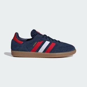 Adidas Samba OG “FIFA World Cup 2026 Night Indigo Scarlet” (IH6828)