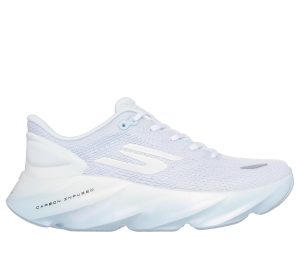 Skechers Aero Burst Sneaker Wit/Licht Blauw