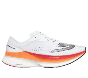 Skechers Aero Razor Sneaker Wit/Zwart/Oranje