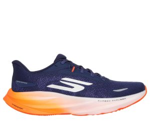 Skechers Aero Spark Sneaker Marine/Oranje