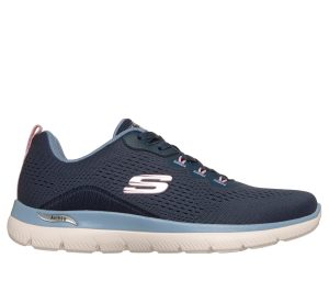 Skechers Arch Fit Summits – Daily Flow Sneaker Marine/Licht Blauw