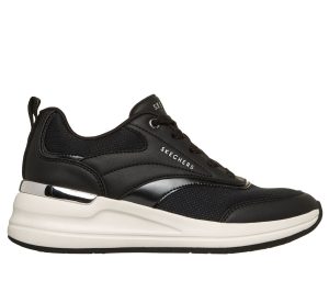 Skechers Billion 2 – Monroe Sneaker Zwart/Zilver