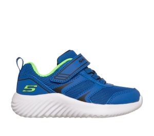 Skechers Bounder – Super Leap Sneaker Blauw/Limoen