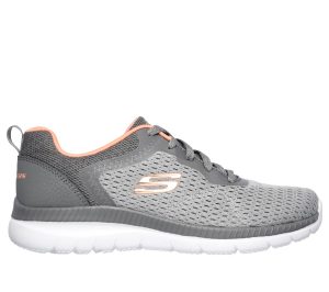 Skechers Bountiful – Quick Path Sneaker Grijs/Koraal