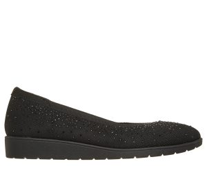 Skechers Cleo Flex Wedge – Shimmer Muse CM Zwart
