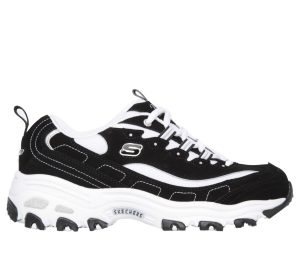 Skechers D’Lites – Biggest Fan Sneaker Zwart/Wit