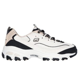 Skechers D’Lites – Retro Rewind Sneaker Natuurlijk/Zwart