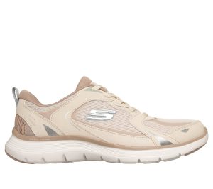 Skechers Flex Appeal 5.0 – Retro Rush Sneaker Natuurlijk