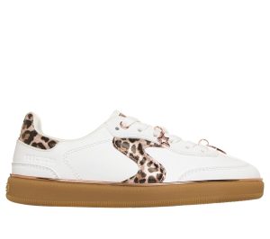Skechers Hotshot – Leopard Fame Sneaker Wit/Luipaard