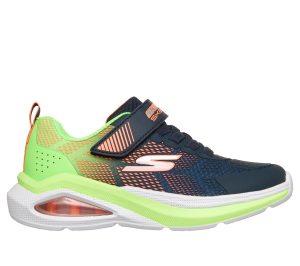 Skechers Microspec Max Velocity Sneaker Marine/Limoen