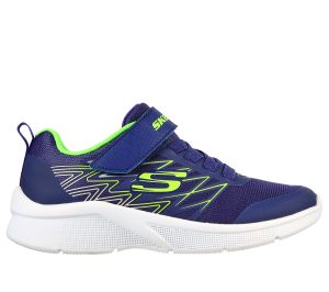 Skechers Microspec – Texlor Sneaker Marine/Limoen