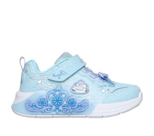 Skechers S-Lights: Lil Princess Steps Sneaker Licht Blauw