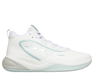 Skechers SKX League Sneaker Wit/Licht Blauw