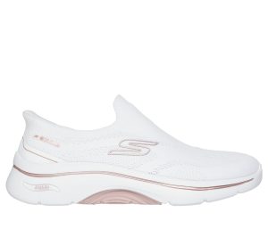 Skechers Slip-Ins: GO WALK Arch Fit 2.0 – Tatum Sneaker Wit/Roos Goud