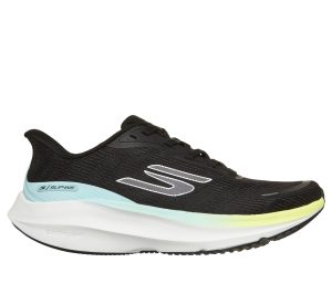 Skechers Slip-ins: Aero Pulse Sneaker Zwart/Geel/Blauw