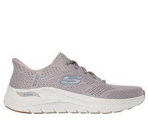 Skechers Slip-ins: Arch Fit 2.0 – Lestur Sneaker Taupe/Blauw