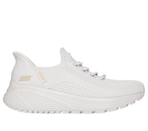 Skechers Slip-ins: BOBS Sport Sparrow 2.0 – Lucky Run Sneaker Gebroken Wit