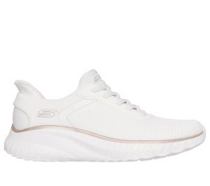 Skechers Slip-ins: BOBS Sport Squad Chaos Sneaker Wit/Goud
