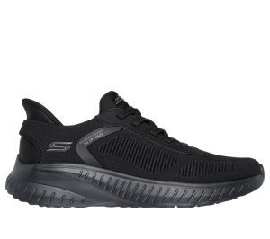 Skechers Slip-ins: BOBS Sport Squad Chaos – Solid Step Sneaker Zwart