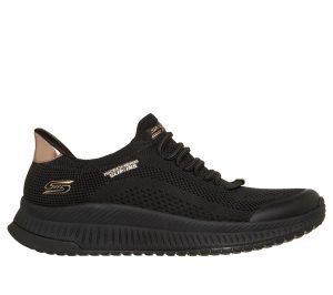 Skechers Slip-ins: BOBS Squad 4 – Dire Step Sneaker Zwart