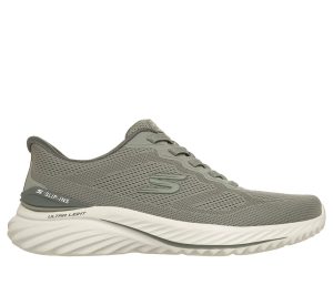 Skechers Slip-ins: Bounder 3.0 – Reocurrence Sneaker Olijf