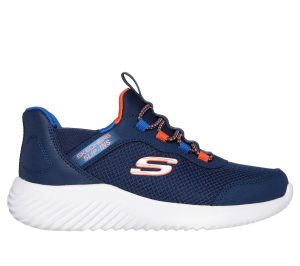 Skechers Slip-ins: Bounder – Brisk-Burst Sneaker Marine/Blauw