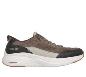 Skechers Slip-ins: Contour Foam – Cozy Fit Cordelux Sneaker Olijf