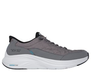 Skechers Slip-ins: Contour Foam – Cozy Fit Sneaker Houtskool/Zwart