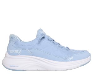 Skechers Slip-ins: Contour Foam – Cozy Fit Sneaker Licht Blauw