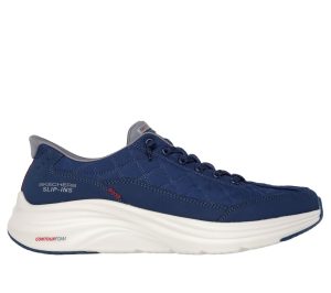 Skechers Slip-ins: Contour Foam – Cozy Fit Sneaker Marine/Grijs